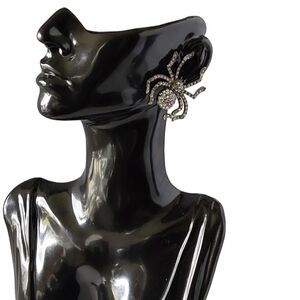 ART DECO INSPIRED SPIDER  FASHION DIAMOND‎ EARRINGS